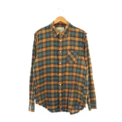 R13 カットオフチェック柄長袖シャツ R13 カットオフチェック柄長袖シャツ