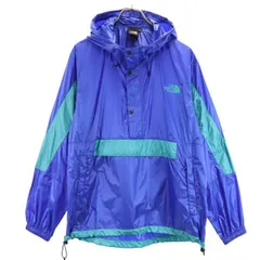 ノースフェイス NP22034 ナイロンジャケット M ブルー系 THE NORTH FACE プルオーバー アウトドア ハーフジップ メンズ 古着 【231112】 メール便可