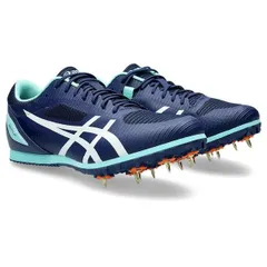 アシックス asics 陸上スパイク ヒートフラット 12 1093A195 400カラー オールウェザー／土トラック兼用モデル