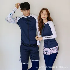 水着 ラッシュガード レディース 上下セット メンズ 体型カバー おしゃれ 長袖 セットアップ 5点セット フィットネス プール セパレート タンクトップ レギンス ショートパンツ 黒 ブラック フードなし かわいい カップ付き gl2f694