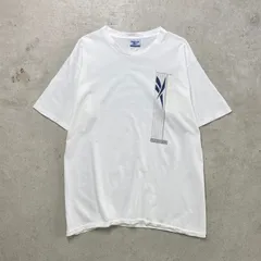 90年代 USA製 Reebok リーボック ロゴ刺繍 Tシャツ メンズL 【SS2506】