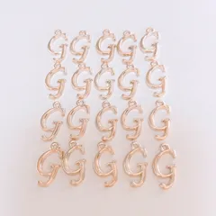 G ＊20個 アルファベットチャーム