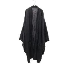 VISVIM (ヴィスヴィム) KIEJE COAT LINEN リネン ロングコート ブラック 0119105013003のサムネイル