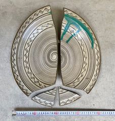 小鹿田焼 尺三寸 大皿 金継ぎ用