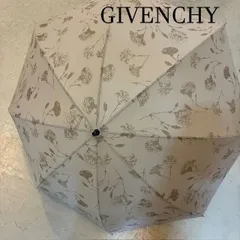 ジバンシィ 折り畳み傘 ジバンシィ GIVENCHY 4G GG柄 ゴールド ベージュ メッシュ