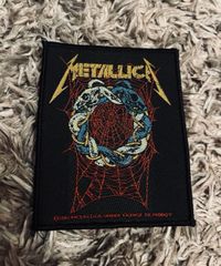 METALLICA ワッペン　メタリカ　スパイダー　メタル