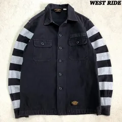 WEST RIDE／ウエストライド✴️長袖ウエスタンシャツバイカー