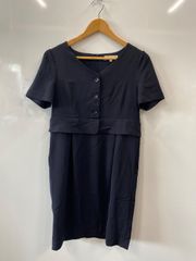 f113⚫︎SWEET MOMMY⚫︎スウィートマミー⚫︎冠婚葬祭⚫︎フォーマル⚫︎マタニティウェア⚫︎授乳服⚫︎ワンピース⚫︎sizeM⚫︎濃紺