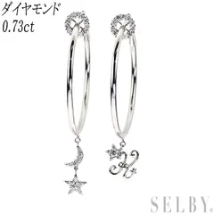 ☆即決価格提示中☆83.ブラックダイヤモンド K18WG ピアス ☆即決価格提示中☆83.ブラックダイヤモンド K18WG ピアス