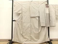 袷　白大島　アンサンブル　L寸 袷 白大島 アンサンブル L寸 - メルカリ