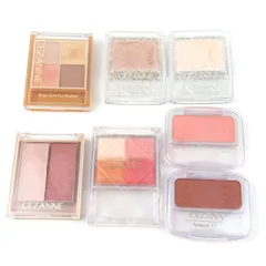 セザンヌ アイシャドウ チーク等 7点セット まとめて 大量 付属品無し コスメ レディース CEZANNE 【中古】