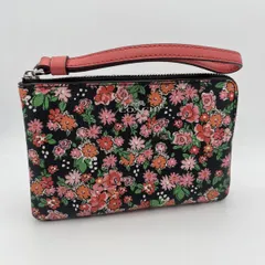 良品 コーチ F56504 ポーチ 花柄 NKG
