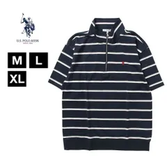 新品 未使用 U.S. POLO ASSN. / ユーエスポロアッスン 別注 コラボ オーバーサイズ ハーフジップ 半袖 Tシャツ 【215040】PLM31217 61*10