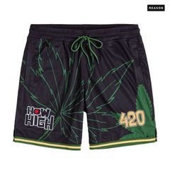 REASON CLOTHING × HOW HIGH BASKETBALL SHORTS【BLACK】 (リーズン クロージング メンズ 大きいサイズ ジャージ バスケットボールジャージ バスケショーツ ハーフパンツ ショーツ ショートパンツ)
