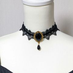ベアトリーチェ・ブラック　◆コスプレ　ゴスロリ　チョーカー　ネックレス◆