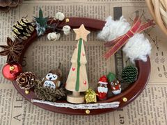 どんぐりアート♡クリスマスオブジェ♡ どんぐりアート♡Xmasオブジェ＆リース お正月オブジェ♡ - メルカリ