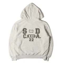 STANDARD CALIFORNIA スタンダードカリフォルニア パーカー ヘザーグレー サイズ:XL | 24AW バックロゴ 後付け ダブルフェイス スウェット パーカー (SD Logo After Hood Sweat)【メンズ】【中古】