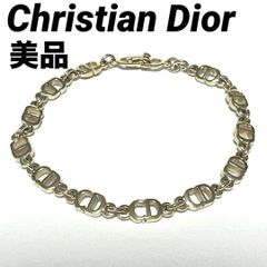 極美品】ディオール CDチェーン ブレスレット シルバー アクセサリー 