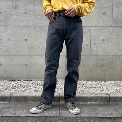 90's USA made / 《Levi's》505 black denim pants ブラックデニム