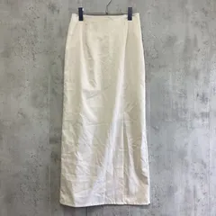 grove グローブ　ハイウエストスリットロングタイトスカート　ベージュ　レディース　Lサイズ