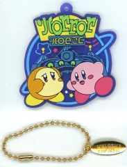 【中古】キーホルダー カービィ＆ワドルディ(ホラーハウス) アトラクション☆ラバーチャーム 「一番くじ 星のカービィ WELCOME TO THE NEW PARK!」 F賞