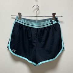 UNDER ARMOUR アンダーアーマー トレーニングウェア ショートパンツ ブラック×ターコイズブルー