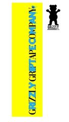 GRIZZLY BONJOUR GRIPTAPE YELLOWデッキテープ　グリズリーデッキテープ　スケボーデッキテープ　スケートボードデッキテープ