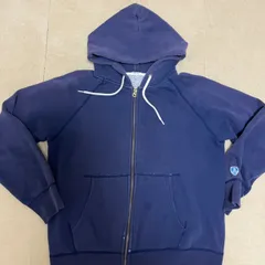 【美品】ORCIVALメンズ ブークレフルジップパーカー（サイズ5）ネイビー ORCIVAL（オーシバル）の「ORCIVAL | ブークレフルジップ