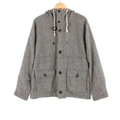 バックナンバー パーカージャケット ウール混 アウター メンズ Lサイズ グレー BACK NUMBER 【中古】のサムネイル
