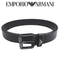 엠포리오 아르마니 EMPORIO ARMANI 남성 벨트 슬림 타입 블랙 M 사이즈 90cm 이탈리아제 Y4S518-Y164J-90