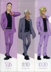 【中古】クリアファイル 灰谷蘭＆灰谷竜胆＆黒川イザナ A4クリアファイル dusty flower ver. /B 「東京リベンジャーズ POP UP SHOP in マルイ」