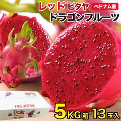 ドラゴンフルーツ(赤)】石垣島産 栽培期間中農薬不使用 5キロ - メルカリ