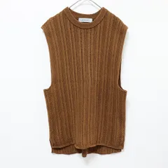 WRAPINKNOT ラッピンノット ニットベスト トップス ブラウン系 a941593nのサムネイル