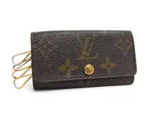 LOUIS VUITTON M62631 ルイヴィトン モノグラム ミュルティクレ4 4連 キーケース 鍵入れ レディース ブラウン系 DH8765