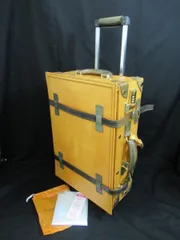 ユーラシア トランク キャリーケース 黄色 レトロ調 Eurasia EURASIA/ユーラシア】 トランクキャリーケース 36L（スーツ