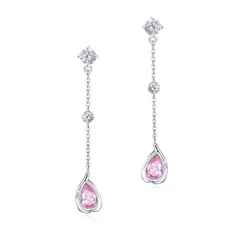 【在庫セール】ロング オシャレ ピアス ピアス ピアス 女性 ピアス ピアス レディース レディース ジュエリー ブラチラメッキ 18金 プレゼント 金属アレルギー対応 クリスマス ハート シルバー925 ウエディング 揺れる 記念日 誕生石 人気 通勤用 Y