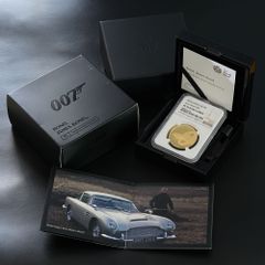 【最高鑑定】発行350枚 2020年 ジェームズ・ボンド 007 イギリス  1オンス 100ポンド金貨 PF70UCAM フルセット 英国 レア アンティーク モダン
