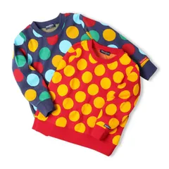 moujonjon ドット柄ジャガードトレーナー　m54600