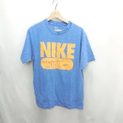 ◇ ⊂ Φ NIKE ナイキ ロゴプリント 半袖 Tシャツ サイズS ブルー系 レディース メンズ E  【1501230014458】