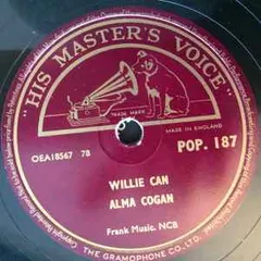 英78RPM/SP Alma Cogan Lizzie Borden / Willie Can POP187 His Masters Voice /00500