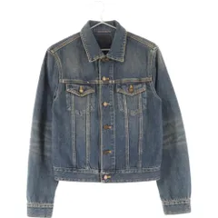 SAINT LAURENT PARIS (サンローランパリ) 15SS Vintage Denim Jacket ヴィンテージ加工デニムジャケット インディゴ 597085 YYS07のサムネイル