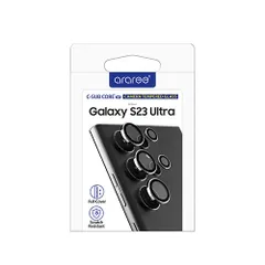 araree アラリー Galaxy S23 Ultra カメラ専用強化ガラスフィルム C-SUB CORE メタルリング  AR25113S23U