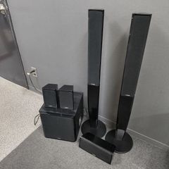 【YAMAHA ジャンク品】 スピーカーパッケージ NS-F40×2・ NS-B40×2・NS-SW40×1・専用コード５本