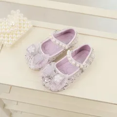 ☆ パープル ☆ 26(16cm) ☆ フォーマルシューズ 女の子 フォーマルシューズ 女の子 フォーマル シューズ フォーマル靴 ドレスシューズ キッズシューズ 子供靴 靴 くつ プリンセス コスチューム リボン 子供 子ども ベビー キッズ ピアノ発表会