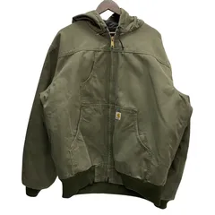Carhartt カーキ ジャンパー アクティブジャケット　ビンテージ　フェード Carhartt カーキ ジャンパー アクティブジャケット ビンテージ