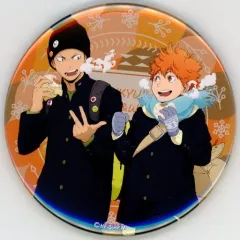 【中古】バッジ・ピンズ 日向翔陽＆田中龍之介 「ハイキュー!! トレーディングBIG缶バッジ ～Autumn＆Winter～」 アニメイト限定