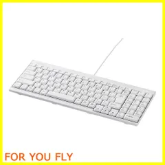 【在庫処分】バッファロー BUFFALO USB接続 有線スリムキーボード ホワイト BSKBU14WH