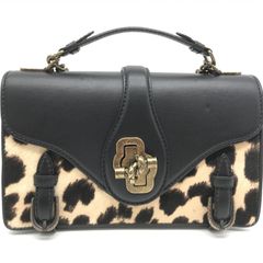 BOTTEGA VENETA ボッテガ ヒョウ柄 ハラコショルダーバック チェーンショルダー 美品