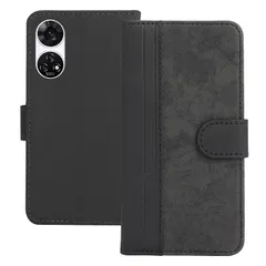 TEDTIKJT ZTE あんしんファミリースマホ ケース 手帳型 A303ZT 携帯カバー 全面保護 高級PUレザーとデニムの組み合わせデザイン ZTE Anshin Family a303zt 手帳型 カード収納ポケット 横置きスタンド機能 ZTE あ 0