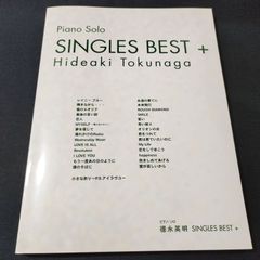 ピアノソロ　 徳永英明 SINGLES BEST +　楽譜　棚Sb10